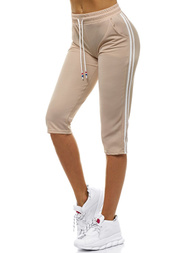 Ženske sportske hlače Bež OZONEE JS/1021/D8