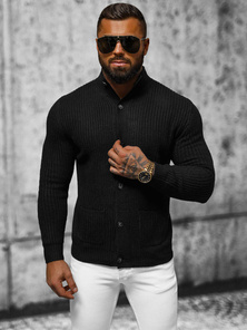 Muški Džemper Crni OZONEE NB/MM6020/4