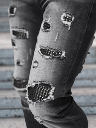 Muške traperice crne OZONEE NB/MP0152N