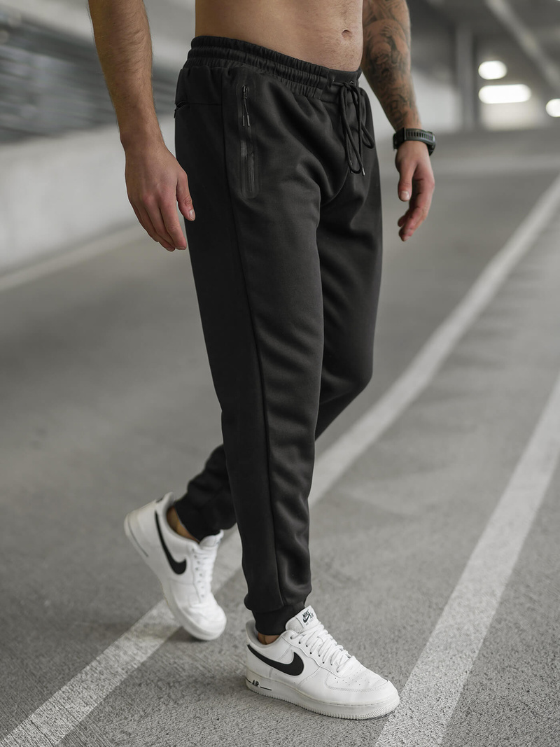 Muške sportske hlače crne OZONEE JS/17K1998/3