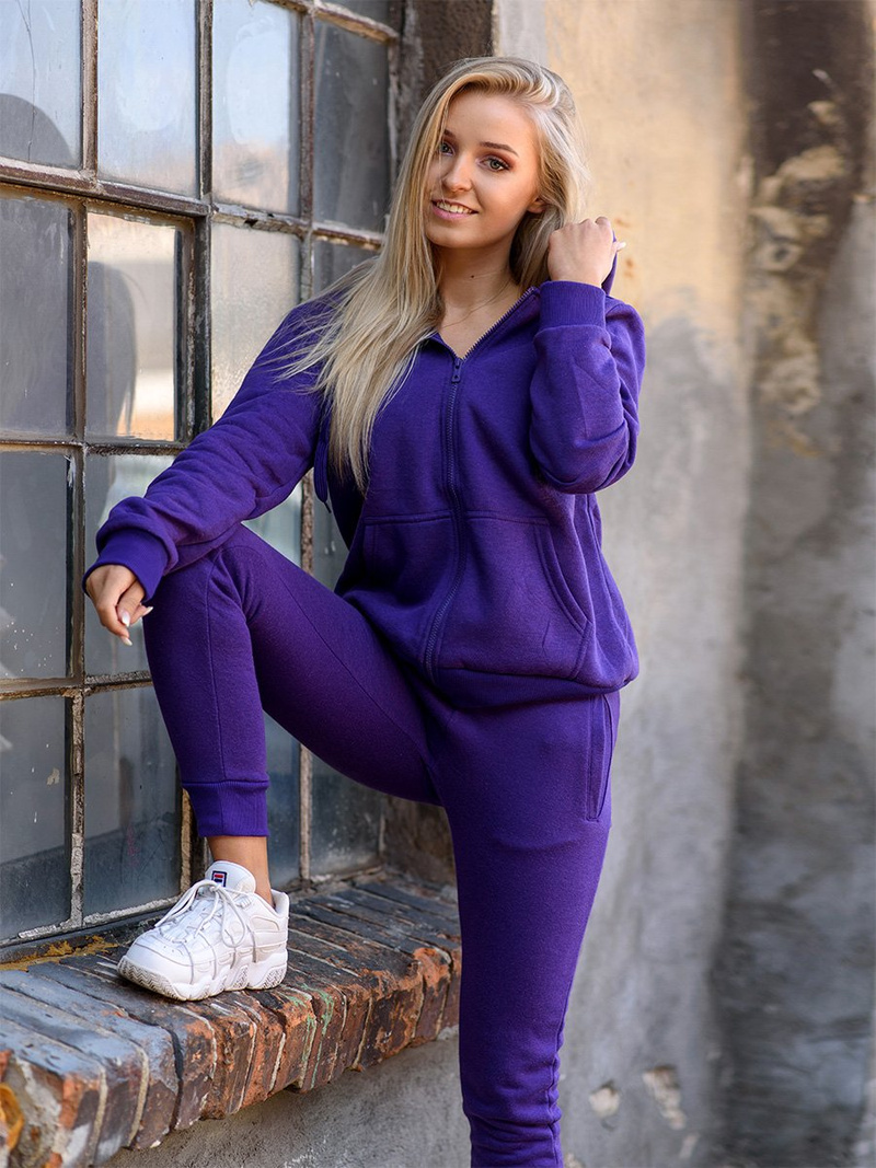 Ženske sportske hlače Ljubičasta OZONEE JS/CK01/30