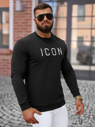 Muška Dukserica Crna OZONEE O/D7394Z