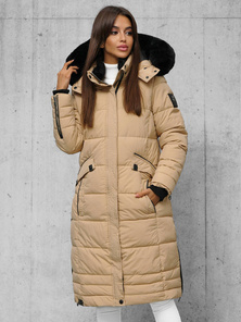 Ženska jakna bež OZONEE O/W377