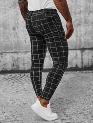 Muške Chino Hlače Crne OZONEE O/P4009