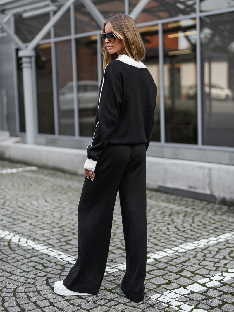 Dvodijelni set trenerke crni OZONEE JS/26C8805/3