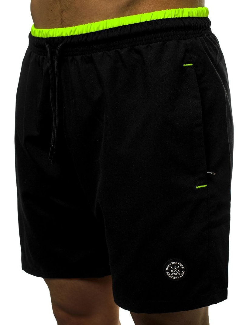 Muške kupaće kratke hlače crne OZONEE MAD/4262