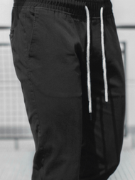 Muške chino jogger hlače crne OZONEE JB/JP1145/18