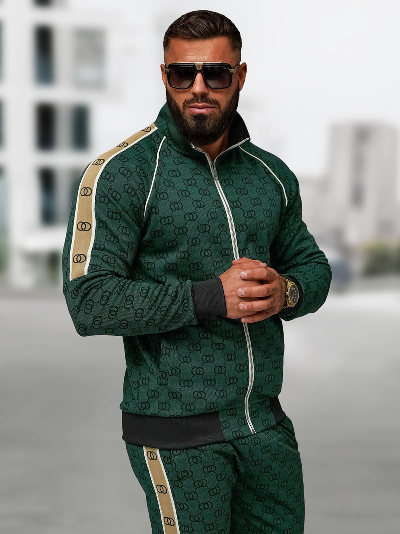 Muška trenirka zeleni OZONEE O/FF5110AB