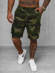 Muške sportske kratke hlače zelene OZONEE JS/8K282/29