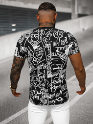 Muška majica crna OZONEE O/T1269/3