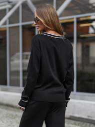 Dvodijelni set trenerke crni OZONEE JS/26C8802/3