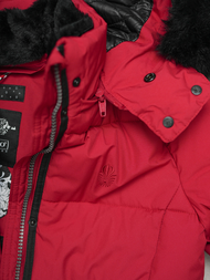 Ženska jakna tamno-crvena OZONEE O/W377