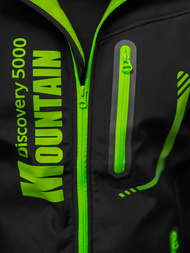 Muška softshell jakna Crno-zelena OZONEE JS/HH026/1A
