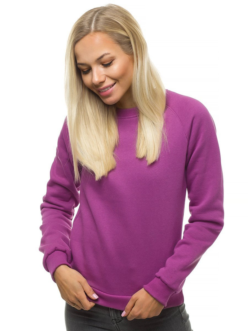 Ženska dukserica tamno ljubičasta OZONEE O/12103