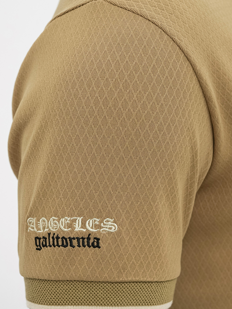 Muška polo majica tamno-bež OZONEE O/YN2/575