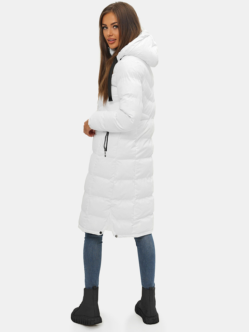 Ženska Jakna Bijela OZONEE JS/M736/281Z