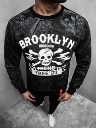 Muška grafitna dukserica OZONEE JS/DD250Z