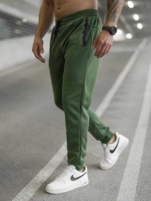 Muške sportske hlače kaki OZONEE JS/17K1998/29