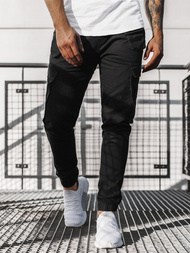 Muške chino jogger hlače crne OZONEE G/2788