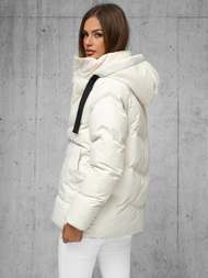 Ženska jakna ecru OZONEE JS/5M3251/281Z