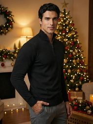 Muški Džemper Crni OZONEE NB/MM6007/4Z