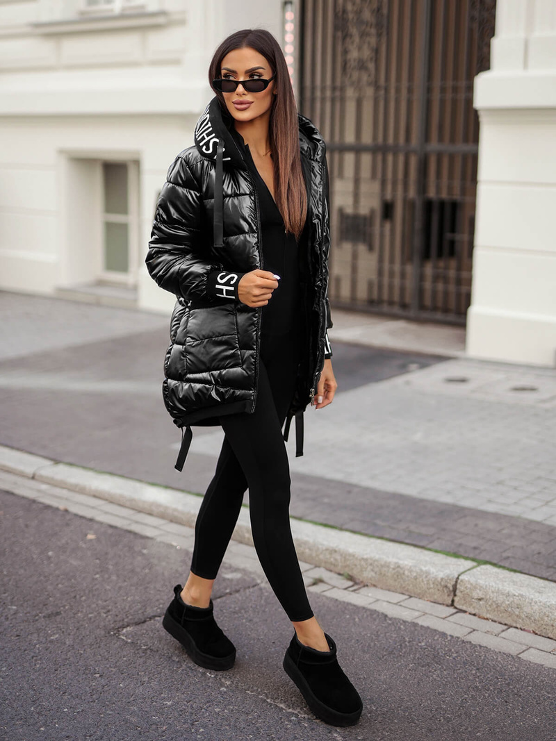 Ženska jakna crna OZONEE JS/5M3188/392Z