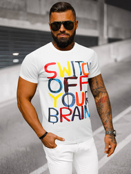 Muška majica bijela OZONEE O/T125/1Z