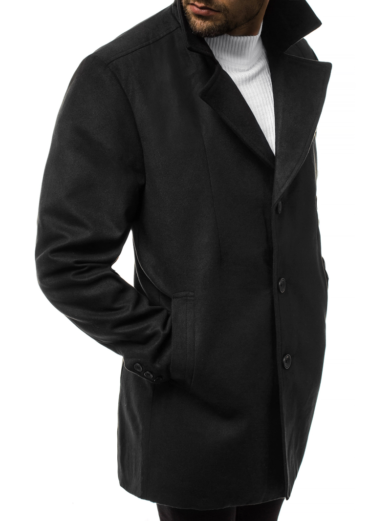 Muški kaput crni OZONEE N/5922Z