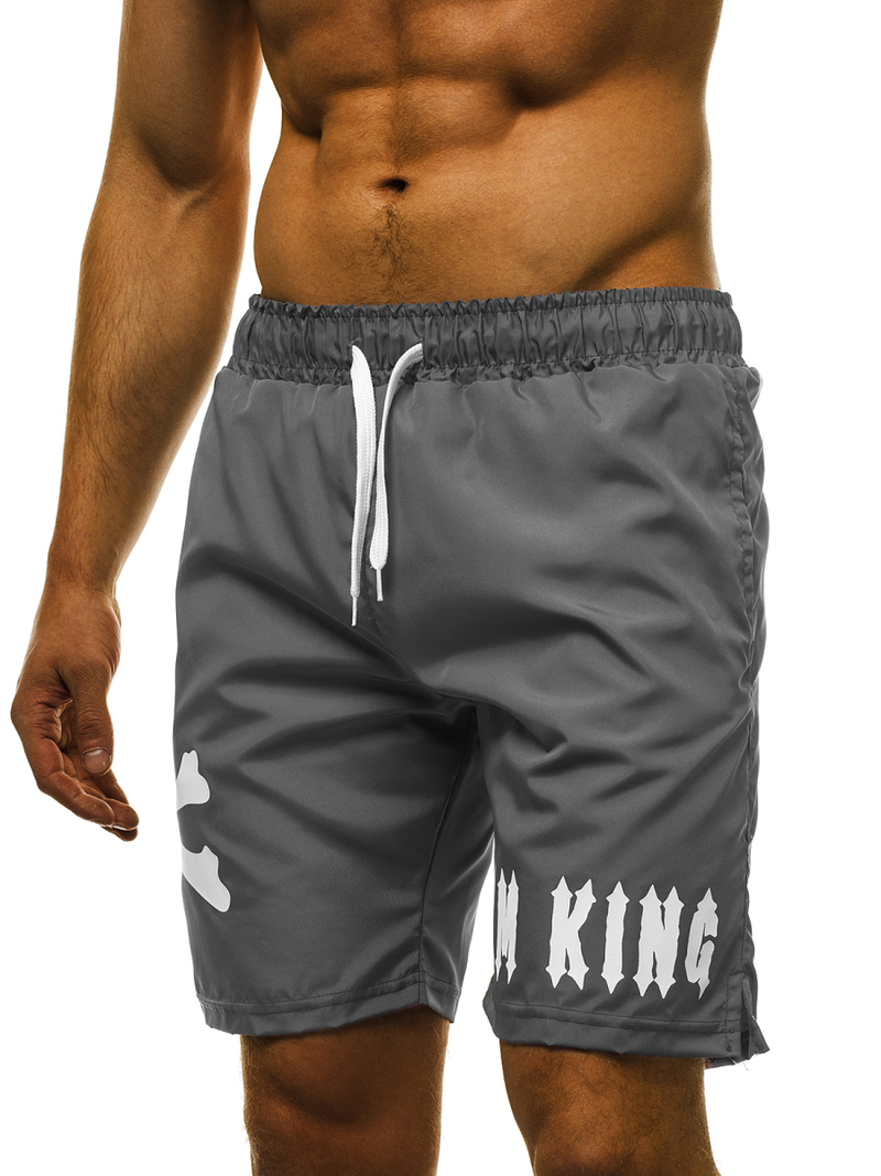 Muške kratke hlače za kupanje grafitne OZONEE O/1011