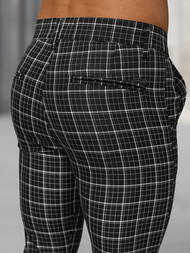 Muške chino hlače crne OZONEE DJ/5515Z