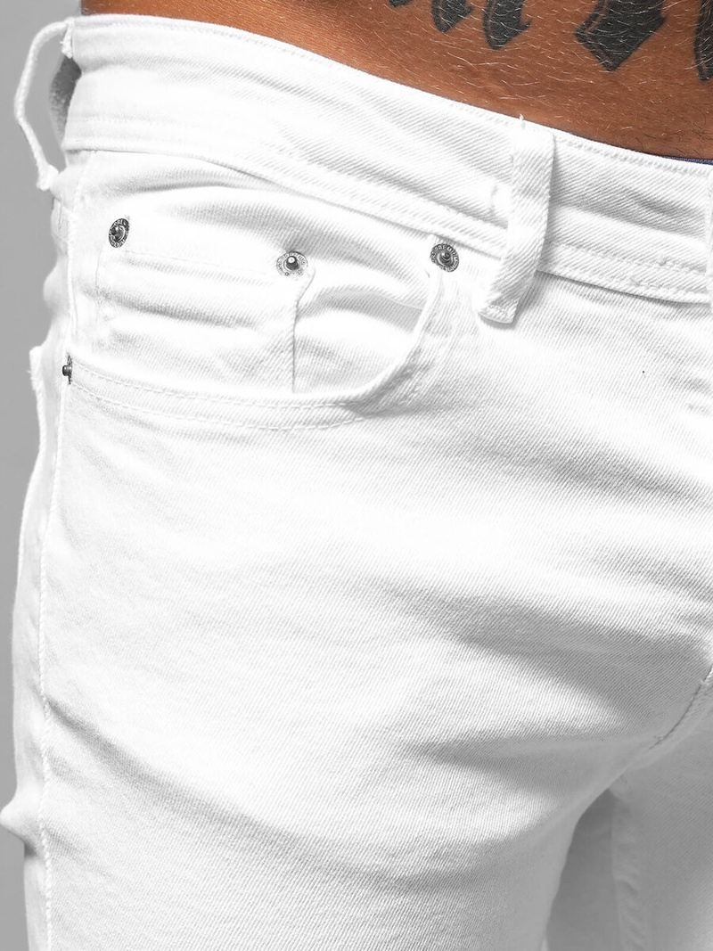 Muške Traperice Bijele OZONEE E/5391/01