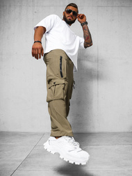 Muške Hlače Tamno-Bež OZONEE O/PS5527