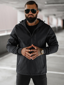 Muška softshell jakna crna OZONEE JS/27B6529/3Z