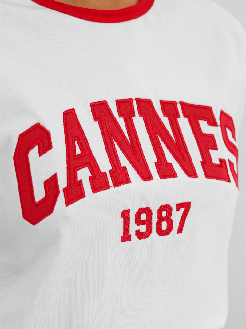 Ženska majica bijele OZONEE JS/R62184