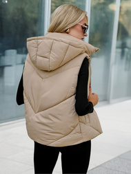 Ženski prsluk bež OZONEE JS/16M9291/62