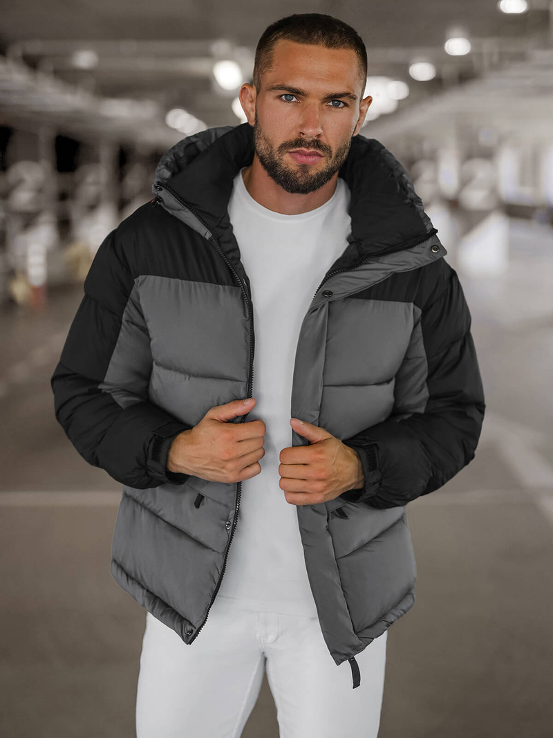 Muška jakna siva OZONEE JS/31M5008Z