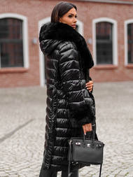 Ženski kaput crni OZONEE JS/5M3160/392Z