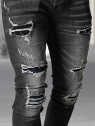 Muške traperice crne OZONEE NB/MP0075NZ