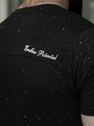 Muška Majica Crna OZONEE O/QQ1387