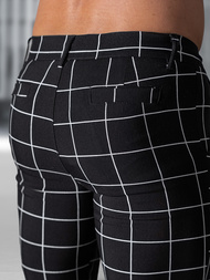 Muške Chino Hlače Crne OZONEE O/P4009Z