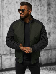 Muška proljetna jakna tamnozelena OZONEE JS/84M3022/136