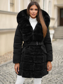 Ženska jakna crna OZONEE JS/11Z8096Z