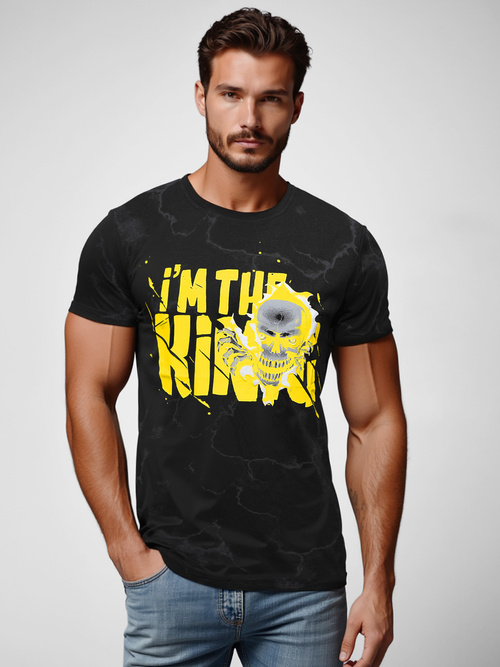 Muška majica crna OZONEE JS/Y70028Z