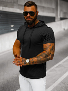 Muška majica crna OZONEE JS/8T89/3