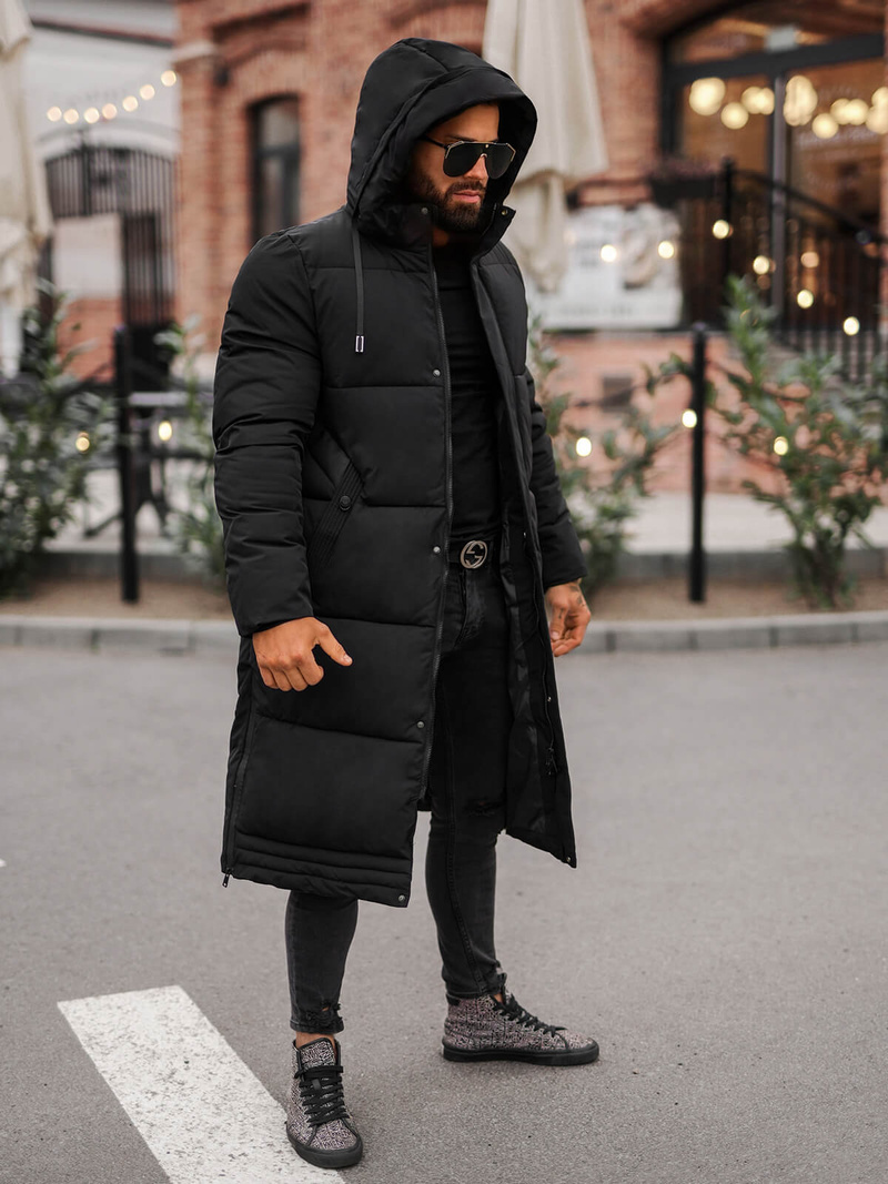 Muška zimska jakna crna OZONEE JS/19M1290/392