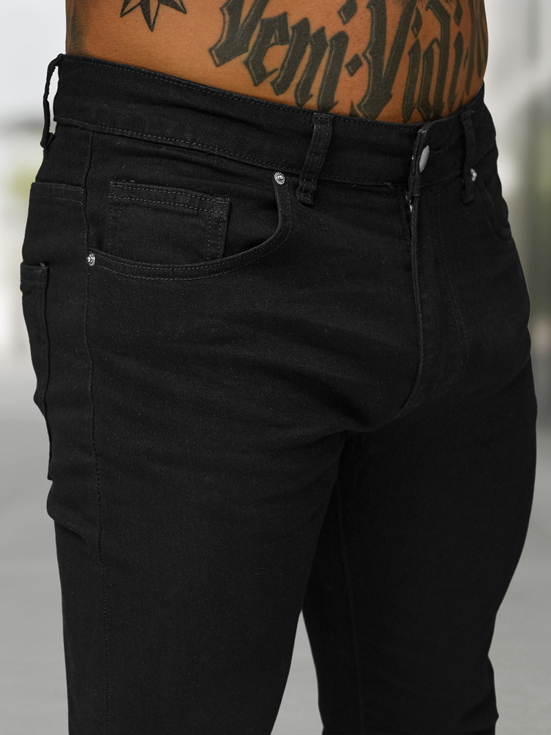 Muške traperice crne OZONEE BL/JK885