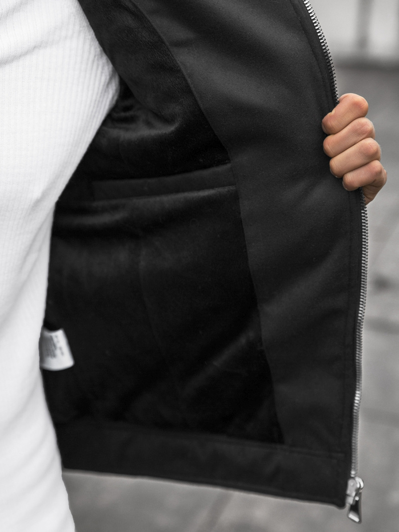 Muška proljetna jakna crna OZONEE JS/M15501