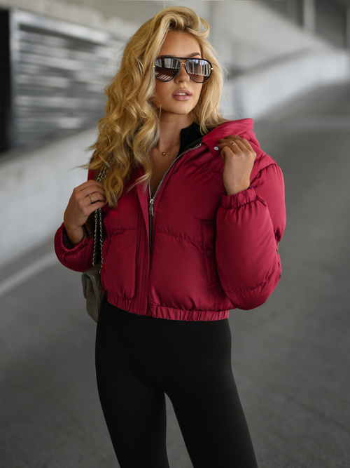Ženska jakna bordo OZONEE JS/5M3360/1
