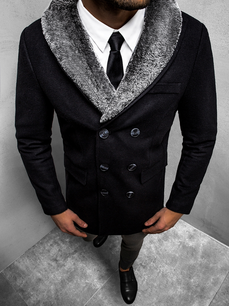 Muški kaput crni OZONEE O/5626