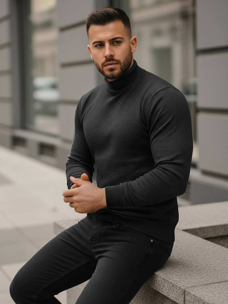 Muška dolčevita grafitna OZONEE V/V24503